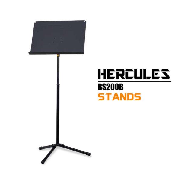 HERCULES STANDS BS200B  حامل ورق من هيروكليس متنقل مناسب للمدارس والأناشيد والحفلات